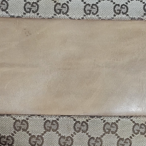 AUTHENTIC GUCCI gg monogram TOTE with attached pouch - Picture 5 of 7